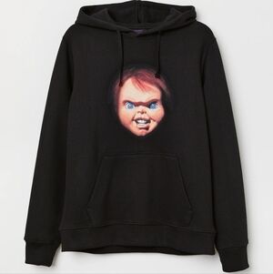 Chucky Pullover Black Hoodie